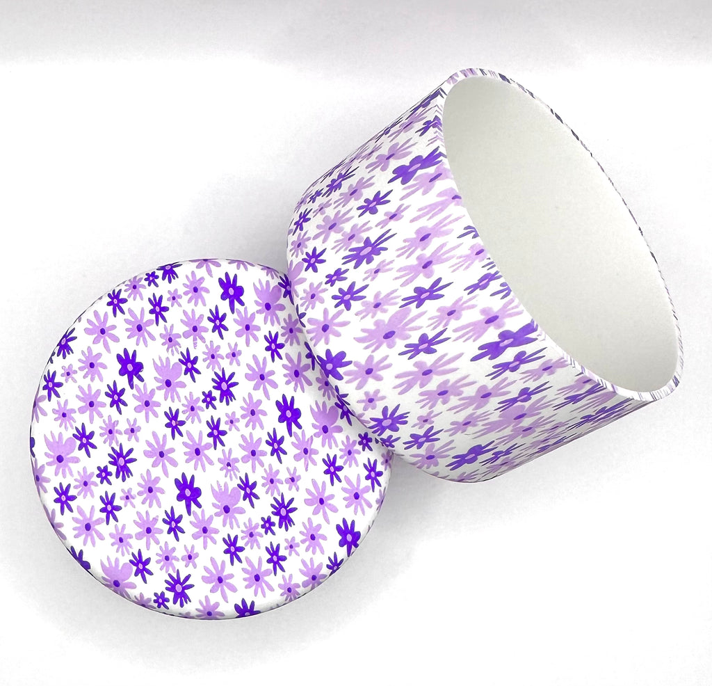 Purple daisy (HBK exclusive) silicone tumbler boot