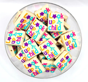 Look up child (HBK exclusive) silicone focal bead