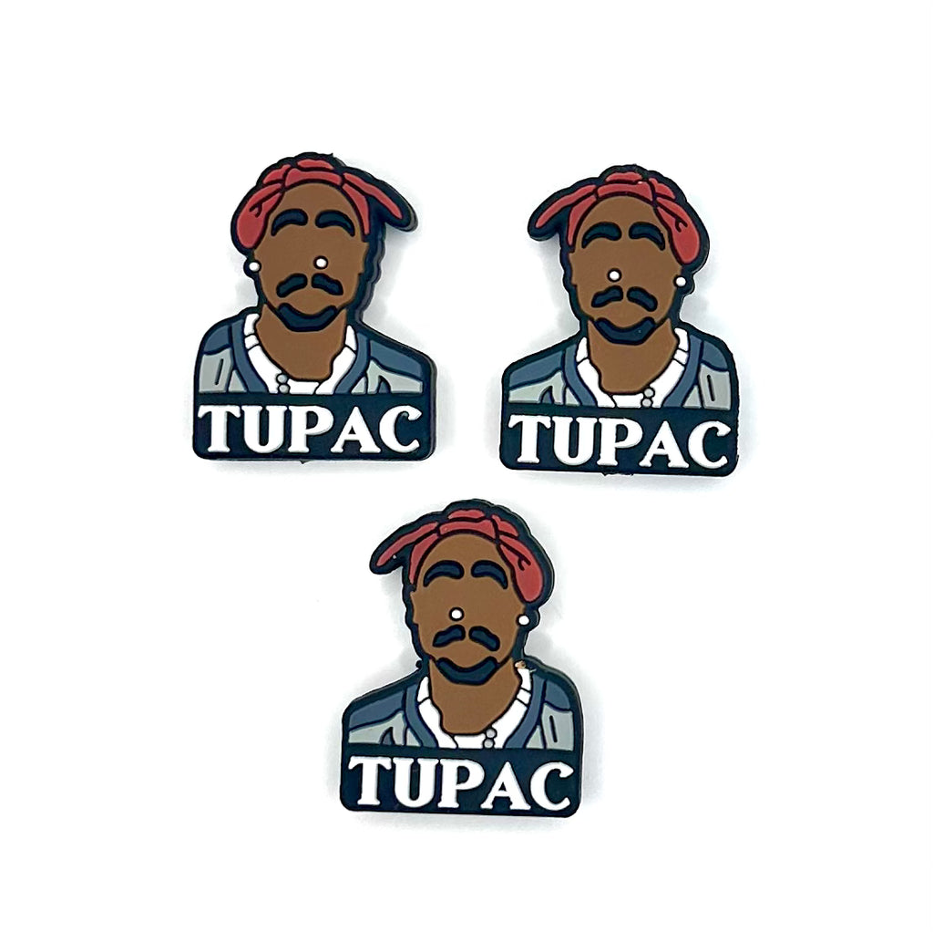 Tupac (HBK exclusive) silicone focal bead