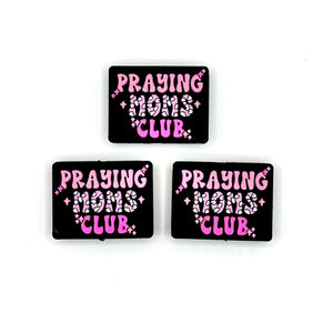 Praying moms club (HBK exclusive) silicone focal bead